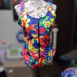 Shein tropical swimsuit